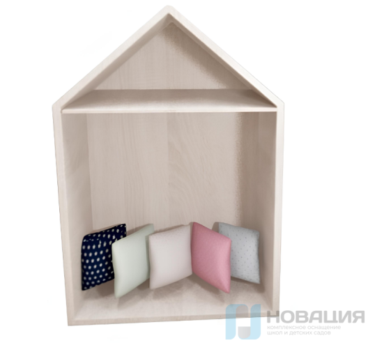 Стенка детская Домик с подушками, 900х500х1300 мм