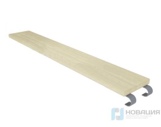 Доска наклонная навесная (гладкая с зацепами)