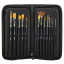 Фото - кисти художественные набор 12 шт. в черном пенале, синтетика, brauberg art classic, № 0-14 + веерная, 200966 Кисти художественные набор 12 шт. в черном пенале, синтетика, BRAUBERG ART CLASSIC, № 0-14 + веерная, 200966