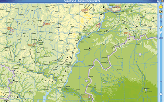 Пособие для интерактивной доски Географические регионы России. Европейская часть