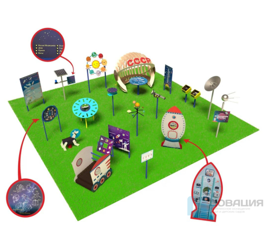Интерактивная детская площадка Космодром детства (комплект Премиум)