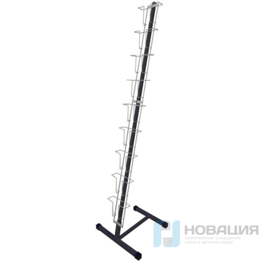 Стойка буклетница с карманами, 410х390х1610 мм