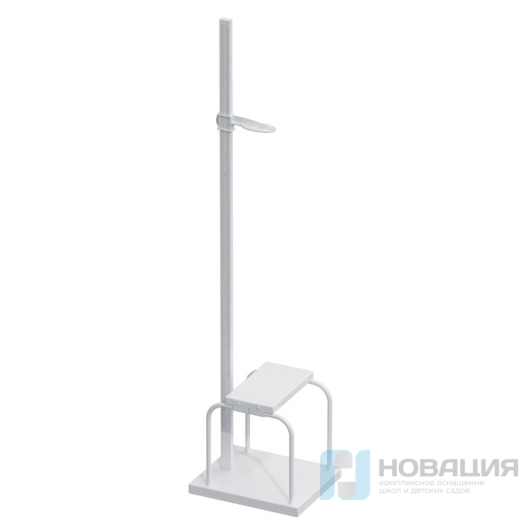 Ростомер металлический со стульчиком, 440х530х2166 мм