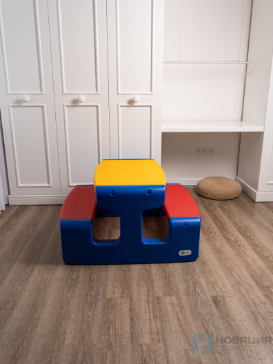 Стол пластиковый со скамьями детский TITTA