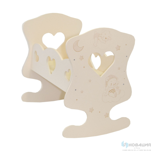 Кроватка-люлька серии "Лаки", цвет Бежевый