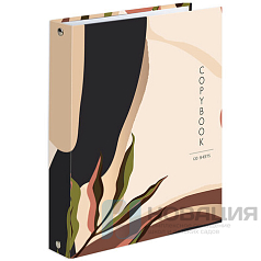 Тетрадь на кольцах А5 165х215 мм, 120 л., твердый картон, клетка, BRAUBERG, "Vision", 404075