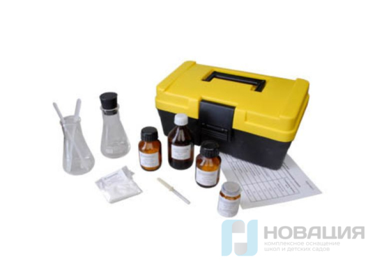 Экознайка 3. Набор для исследования жесткости, хлорида, железа и СПАВ в воде