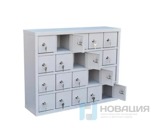 Шкаф ячеечный (20 ячеек), 720x200x580 мм