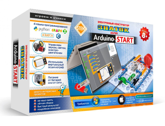 Набор электронного конструктора Arduino START + Вездеход Лидер 4х4