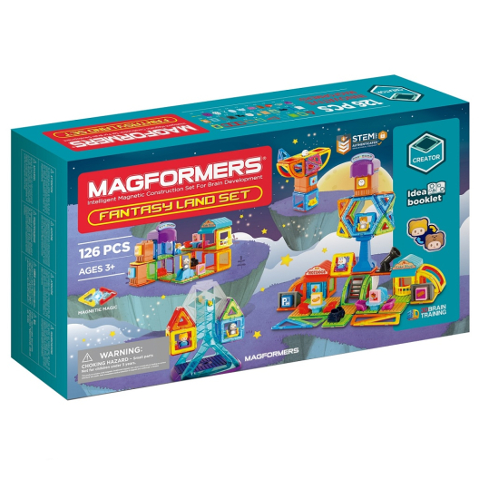 Магнитный конструктор MAGFORMERS Fantasy Land Set, 126 деталей