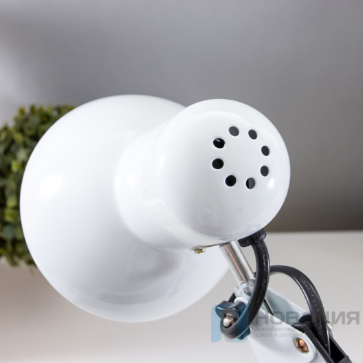 Лампа настольная на струбцине, 14х12х71 см (E27)