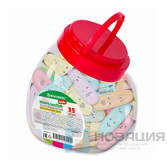 Текстовыделитель мини BRAUBERG KIDS "CUTE CATS PASTEL", АССОРТИ В ПЛАСТИКОВОЙ БАНКЕ, линия 1-5 мм, 152434