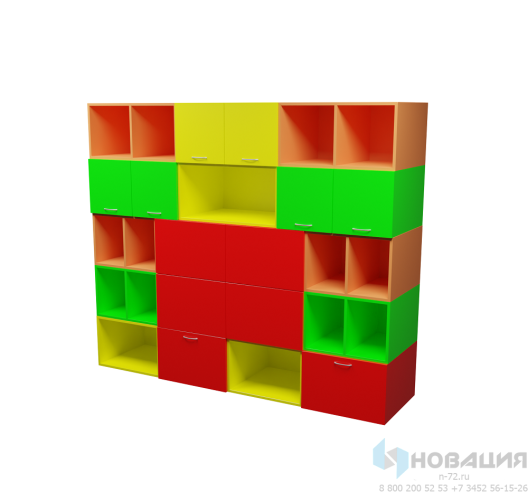 Шкаф-стеллаж, 2000х500х1700 мм