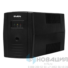 Источник бесперебойного питания SVEN Pro 600, 600VA (360W), 2 евророзетки, SV-013837