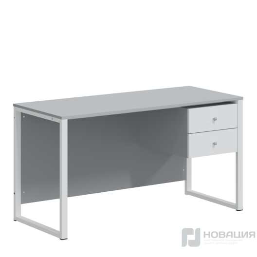 Стол однотумбовый Квадро (2 ящика), 1400х600х760 мм