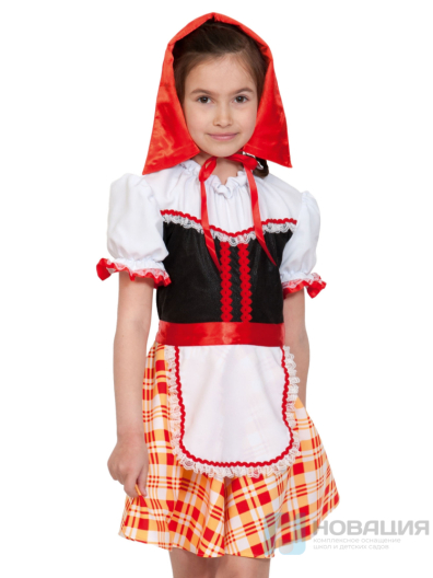Детский карнавальный костюм Красная шапочка