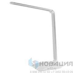 Светильник настольный SONNEN PH-3607, на подставке, светодиодный, 9 Вт, металлический корпус, серый, 236686