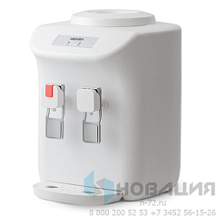 Кулер для воды VATTEN D27WE, настольный, НАГРЕВ/ОХЛАЖДЕНИЕ ЭЛЕКТРОННОЕ, 2 крана, белый, 7025