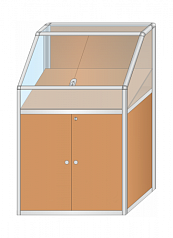 Витрина демонстрационная В6, 850х1300х450мм