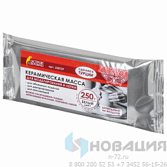 Масса керамическая для лепки ОСТРОВ СОКРОВИЩ, 250 г, белая, 228729