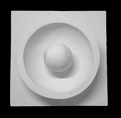 Гипсовая модель Шар в полусфере