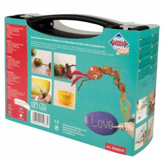 Набор для гравировки с насадками Pebaro