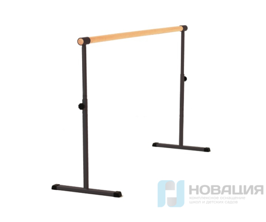 Хореографический станок мобильный однорядный с регулируемой высотой