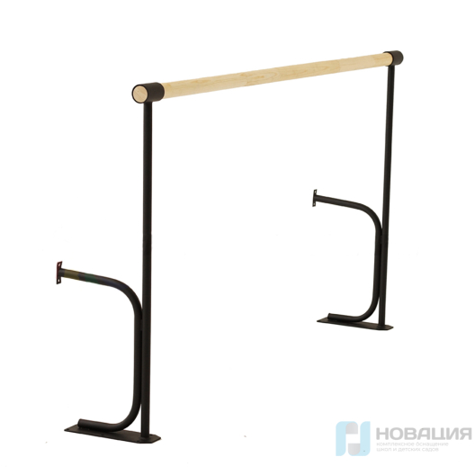 Хореографический станок однорядный напольно-пристенный