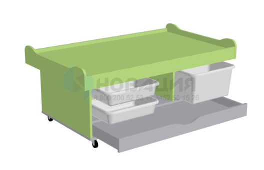 Стол детский игровой 1296х750х571 мм