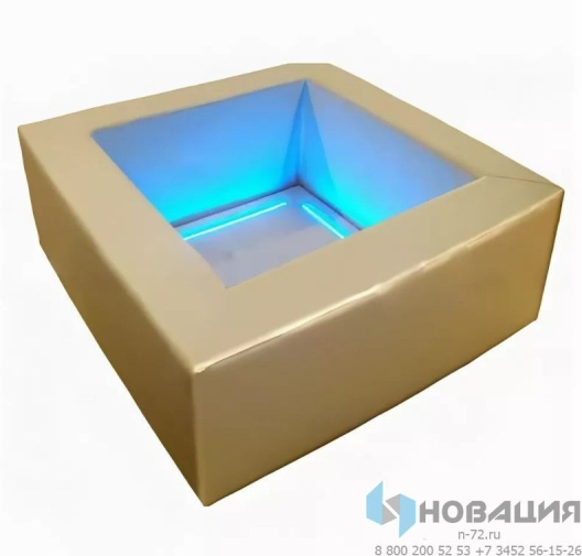 Интерактивный сухой бассейн с пультом управления (квадратный)