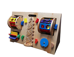 Двухсторонняя тактильная Панель детская «Елочка»