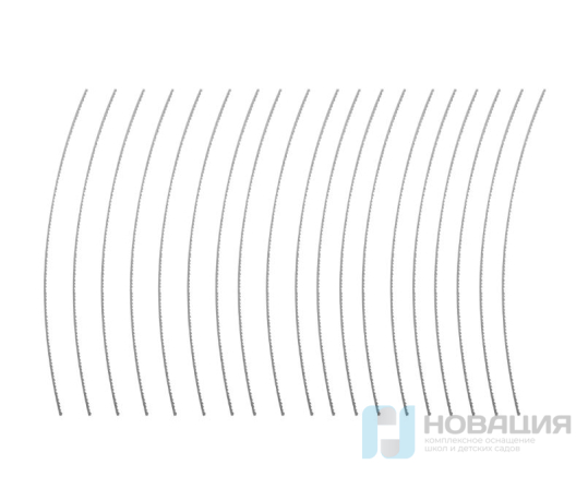 Полотно для лобзика ручного 125 мм 20 шт.