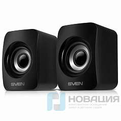 Колонки компьютерные SVEN 130, 2.0, 6 Вт, питание USB, черный, SV-020224