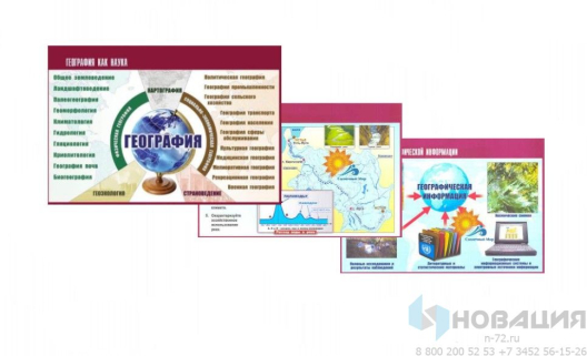 Комплект таблиц География: источники информации и методы исследования