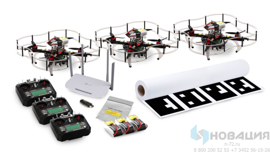 Комплект квадрокоптеров Клевер Гаскар Рой Дронов