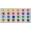 Краски акварельные художественные "Белые Ночи", 24 цвета, кювета 2,5 мл, пластиковая коробка, 1942090