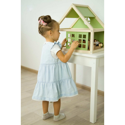 Дом кукольный 2 этажа (для кукол до 12 см)