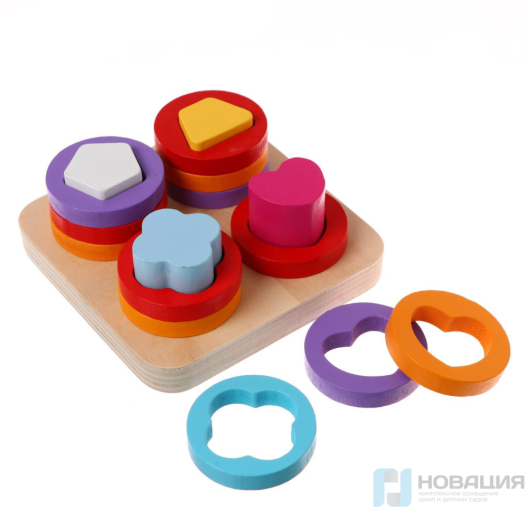 Чудо-пирамидка с фигурными стержнями