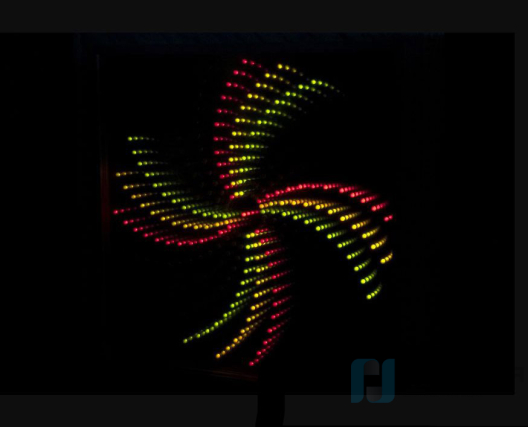 Световая Панель детская Огненное колесо