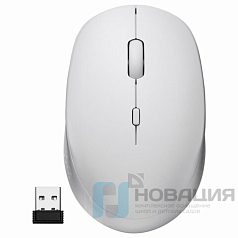 Мышь беспроводная DEFENDER Auris MB-027, USB, 3 кнопки+1 колесо-кнопка, оптическая, б, 52028