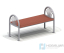 Фото - скамья на металлических ножках 1,30х0,55х0,75 м. Скамья на металлических ножках 1,30х0,55х0,75 м.