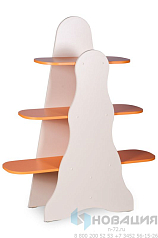 Стеллаж для игрушек и пособий ЕЛОЧКА 1000х300х1200 мм