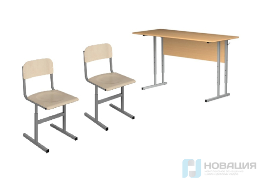Комплект ученический двухместный регулируемый Стандарт