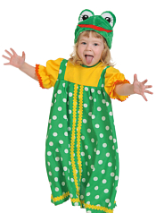 Детский карнавальный костюм Лягушка Квакушка