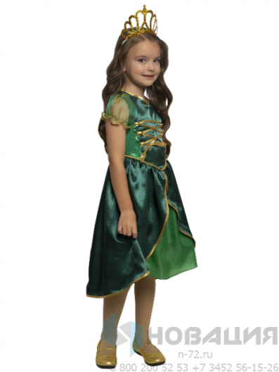 Детский карнавальный костюм Царевна-Лягушка (рост 110-122 см)