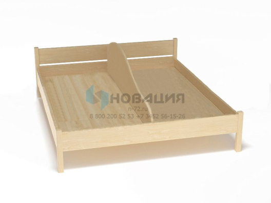 Кровать детская двухместная с перегородкой (МИН. ЗАКАЗ ОТ 3 ШТ.)