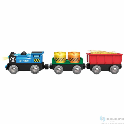 Товарный поезд на батарейках