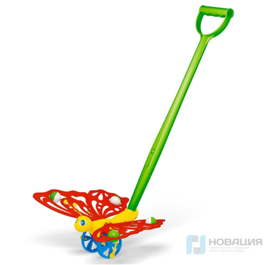 Каталка на палочке Бабочка