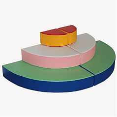 Комплект детской игровой мебели Подиум полукруглый, 6 элементов