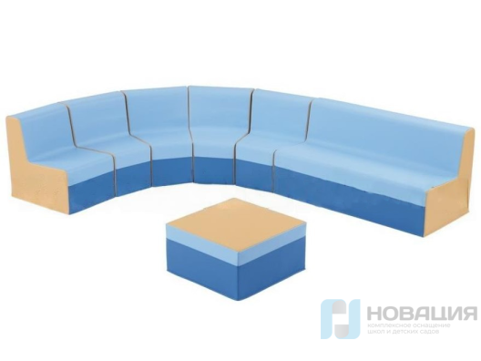 Комплект детской мягкой мебели Ника с аппликацией